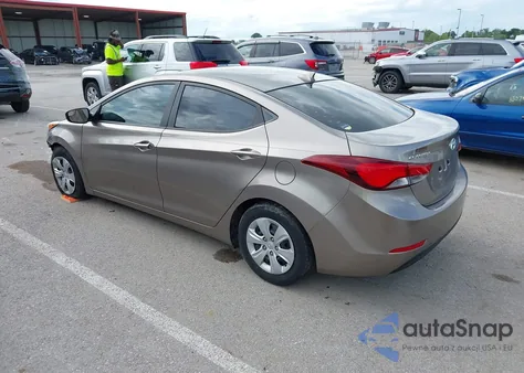 2014 Hyundai Elantra Se from USA, damaged, VIN 5NPDH4AE8EH492864
